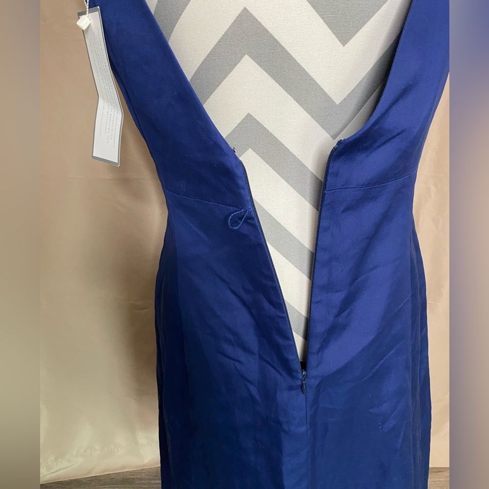 New J. Crew Size 10 Blue Cocktail Dress - Picture 5 of 10